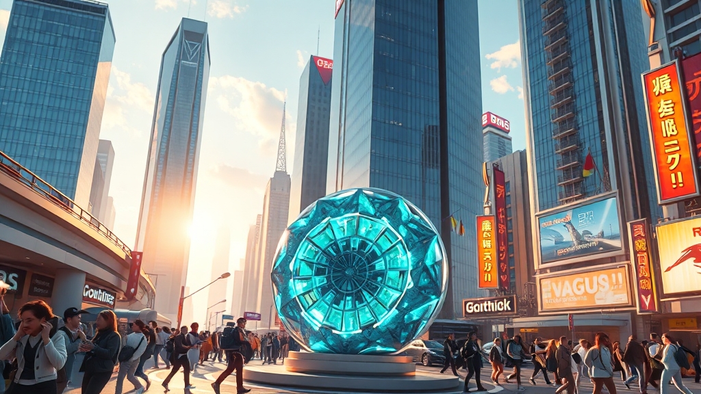 Web3 게임의 미래 전망 (realistic 스타일)