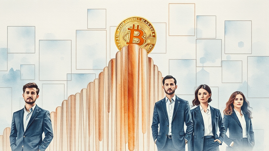 현물 ETF 승인과 시장 변화 (watercolor 스타일)