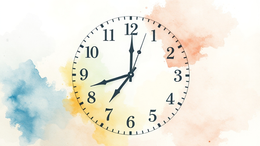 수시 vs 정시, 발표 시기 비교 (watercolor 스타일)