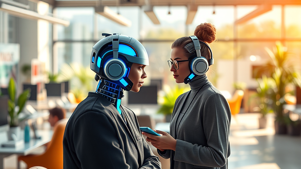 구글 챗 vs 슬랙, 무엇이 다를까? (realistic 스타일)