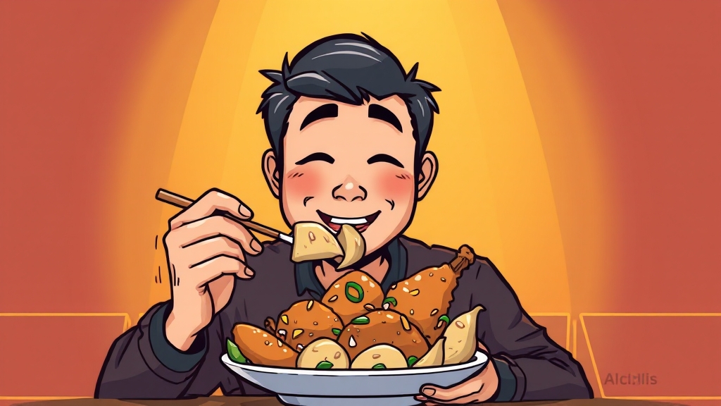 젠슨 황, 왜 깐부치킨? (cartoon 스타일)