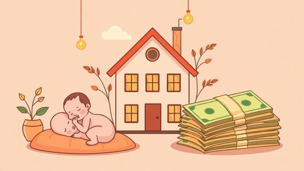 대출 한도 및 금리 알아보기 (illustration 스타일)