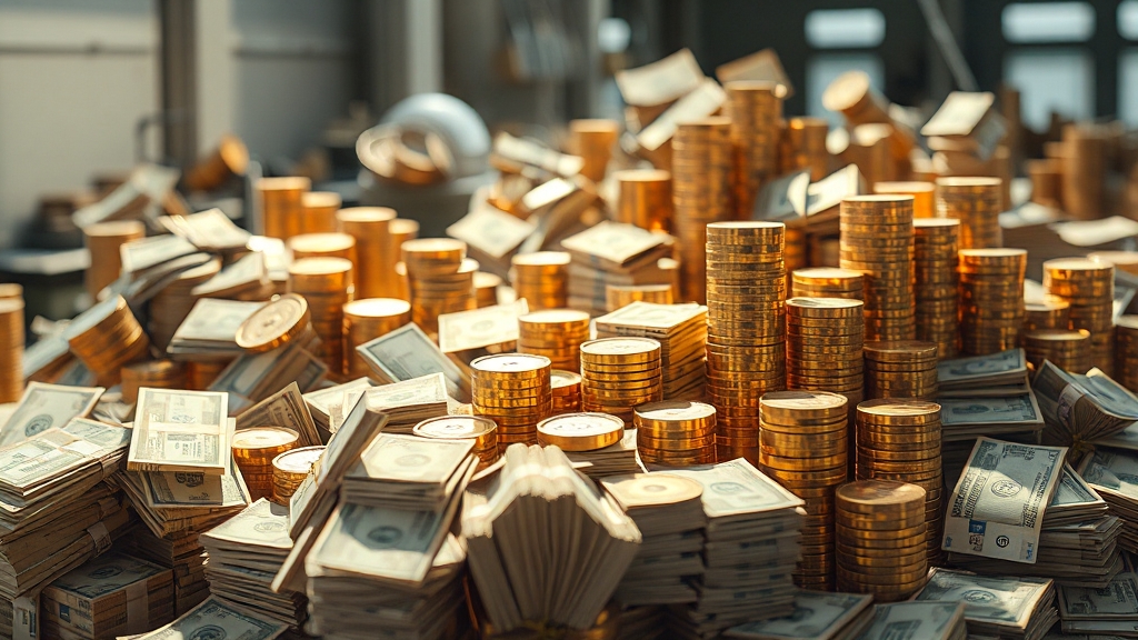 예치금 규모와 관리 구조 (realistic 스타일)