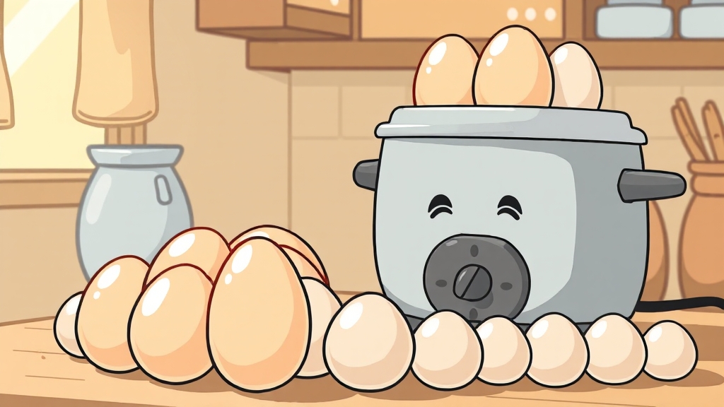 구운계란 재료 준비 및 세척 (cartoon 스타일)
