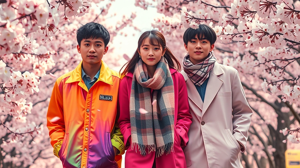 사계의 봄 화려한 출연진 정보 (popart 스타일)