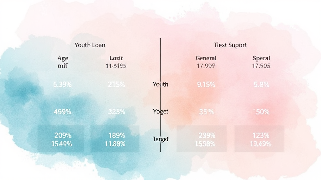 일반 버팀목과 청년 버팀목의 차이점 비교표 스타일 이미지