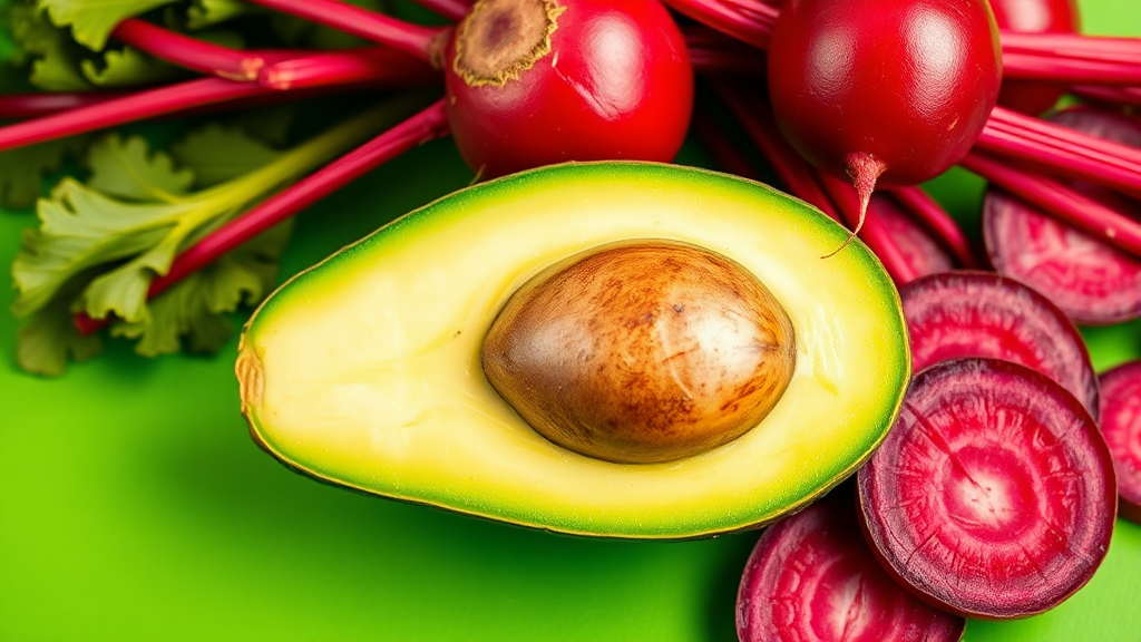 간 지방 감소 및 보호 식품 (realistic 스타일)