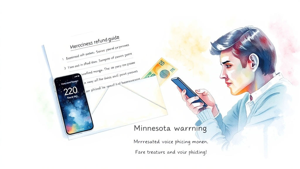 환급 시 꼭 알아둬야 할 사항 📌 (watercolor 스타일)