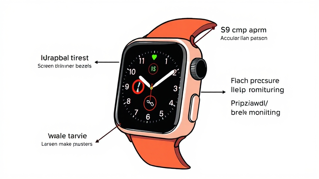 애플워치 11 예상 (cartoon 스타일)