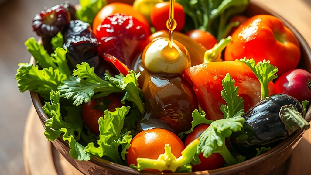 다이어트 중 올리브 오일 섭취법 (realistic 스타일)