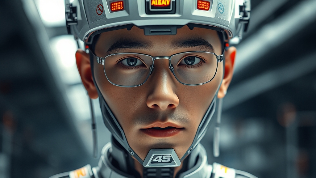 미래 전망: AI 기술 혁신과 산업 발전 (realistic 스타일)