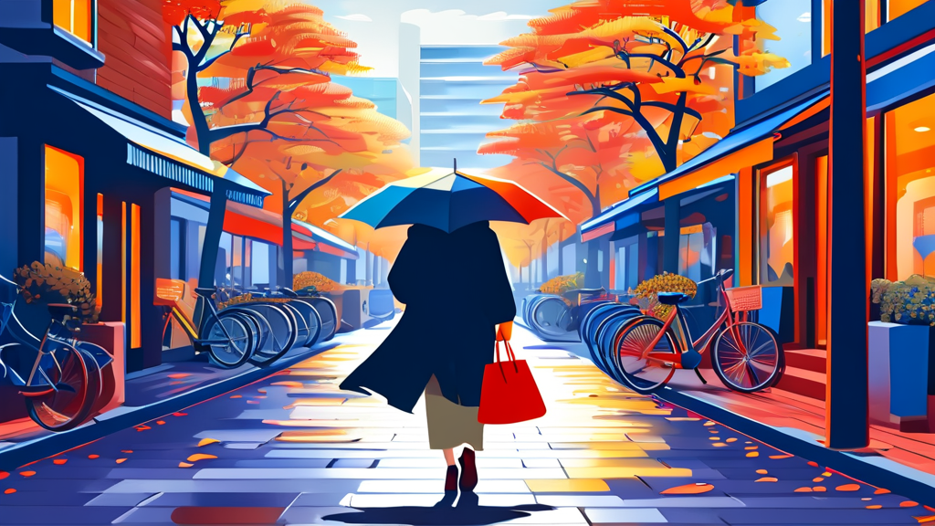 오사카 5월 옷차림 가이드 (cartoon 스타일)