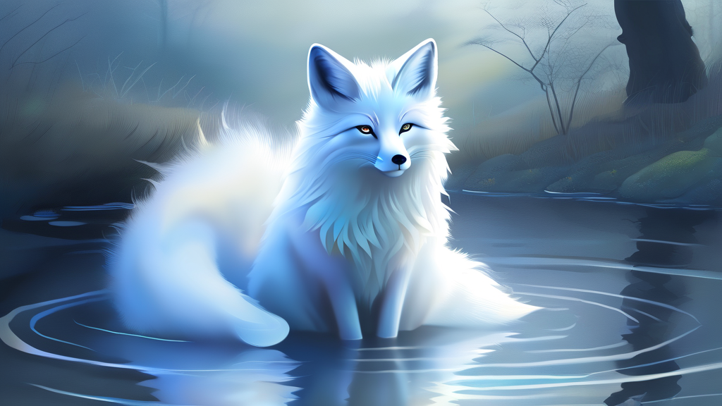 설현의 구미호 캐릭터 분석 및 기대 포인트 (watercolor 스타일)