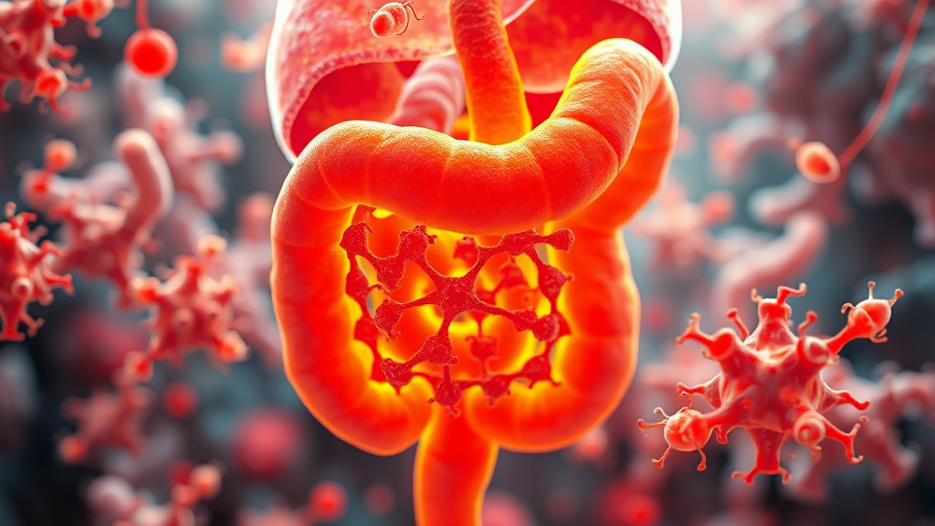 유산균, 장 건강의 든든한 지원군 (realistic 스타일)