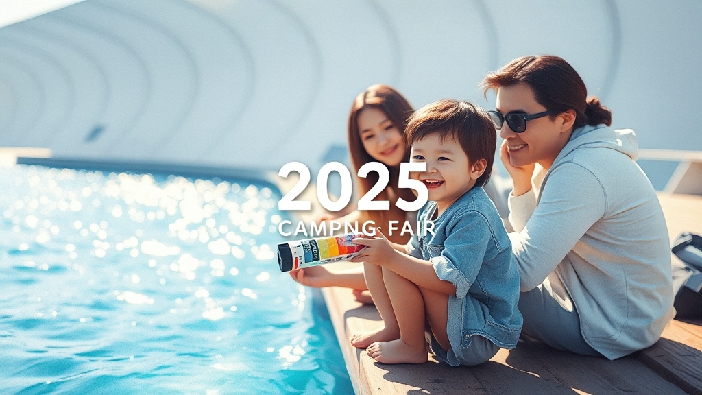 에어오션 플로: 안전한 물놀이 (watercolor 스타일)