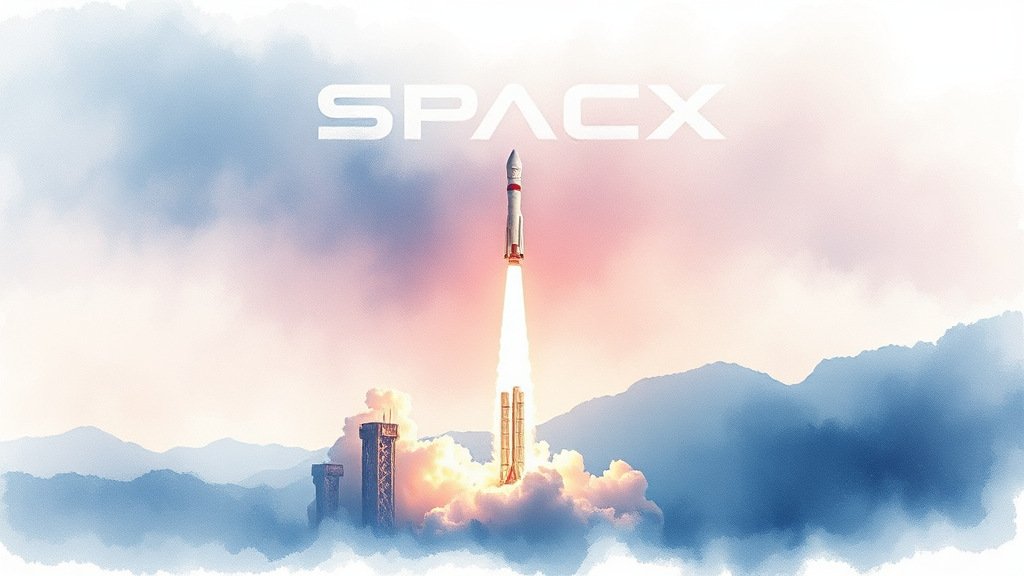 상장 시 투자 고려 사항 (watercolor 스타일)