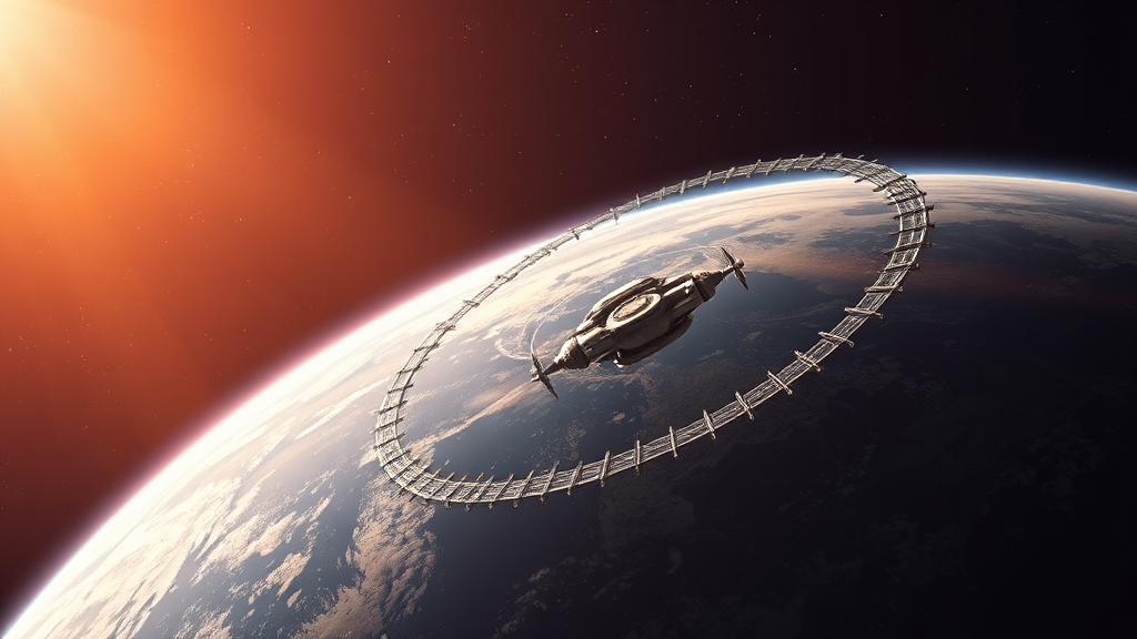 스페이스X 사업 모델 및 기업 가치 (realistic 스타일)