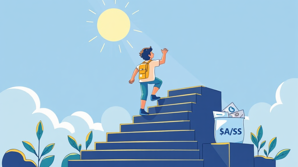 신청 방법부터 계좌 개설까지, 단계별 절차 (illustration 스타일)