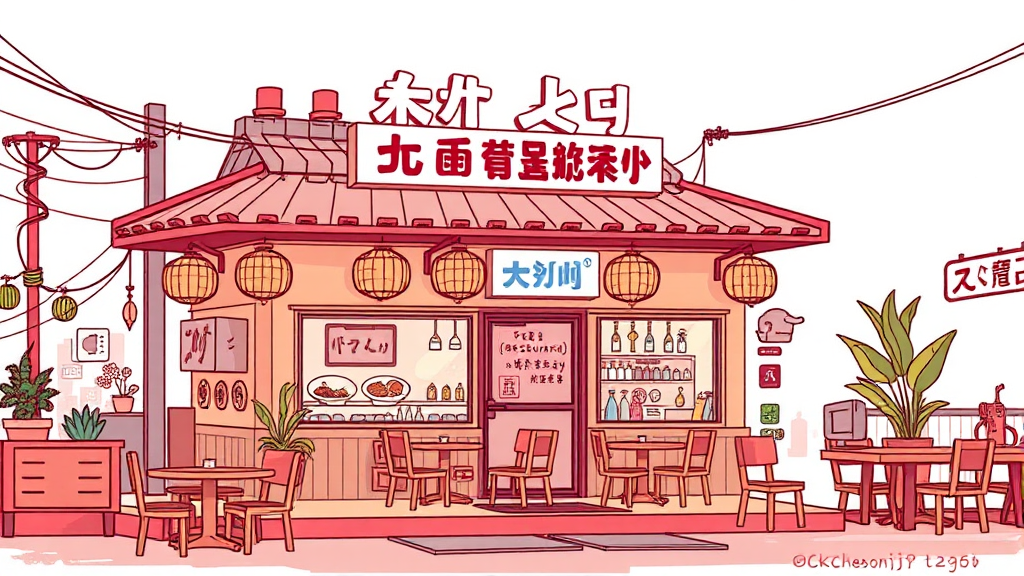 옥천집 방문 전 알아두면 좋은 정보: 위치, 영업시간, 편의시설 (illustration 스타일)