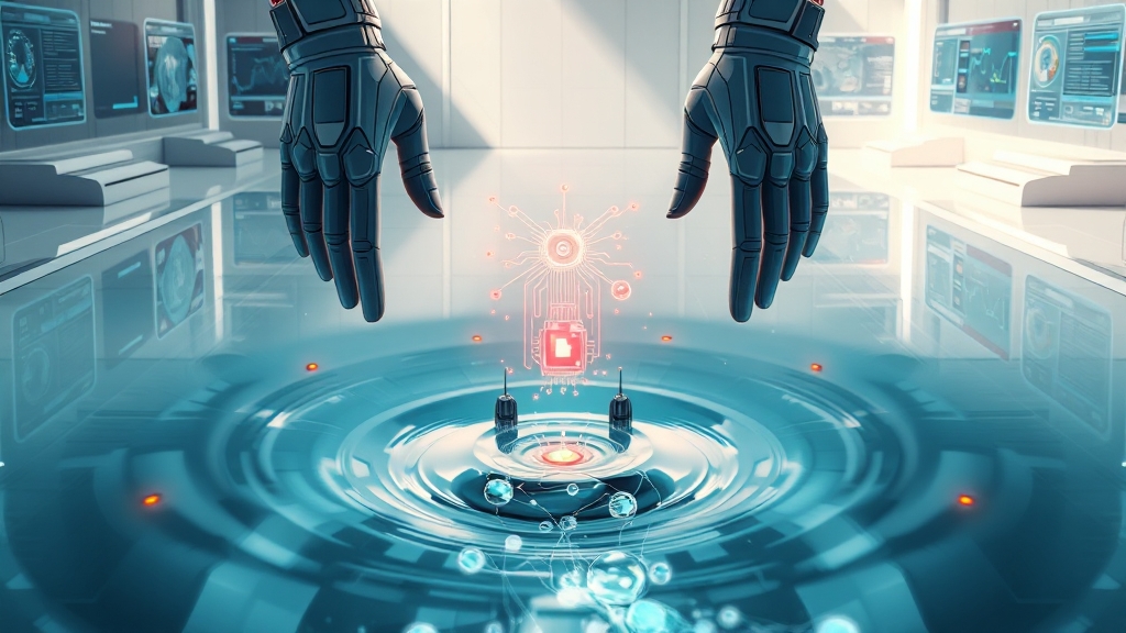 자동 세척 시스템 유지 보수 및 관리 (illustration 스타일)