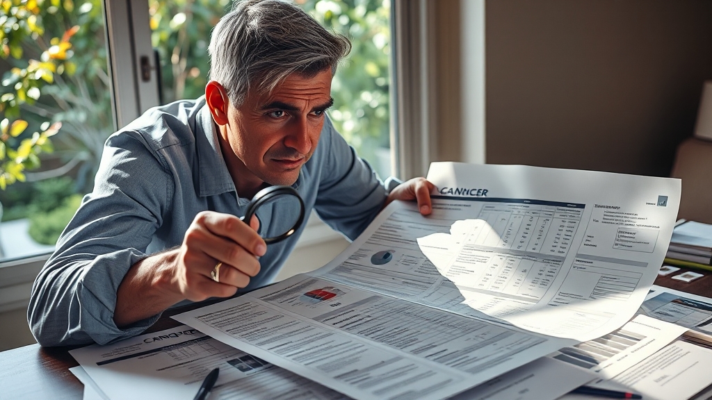 암보험금 미지급 사례 및 유의사항 (realistic 스타일)