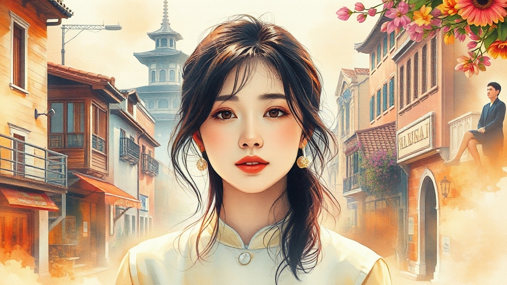 문소리 최근 활동 (watercolor 스타일)