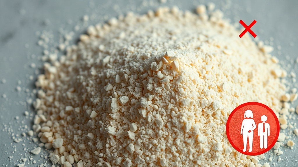 주의사항 및 부작용 (realistic 스타일)