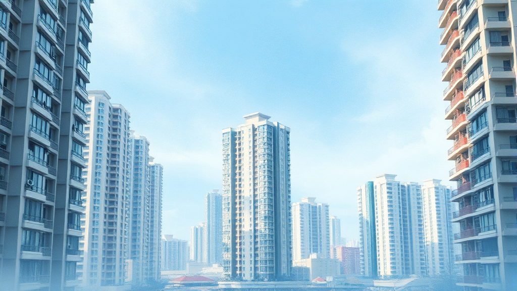 인천 8억 아파트, 어디에? (watercolor 스타일)