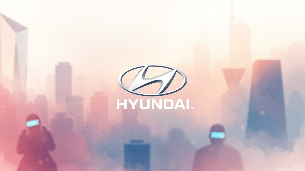 현대자동차 경력직 채용 (watercolor 스타일)