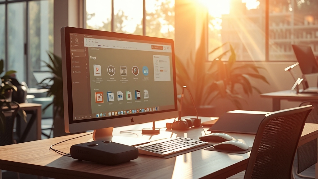 빠른 실행 도구: 생산성 향상 (realistic 스타일)