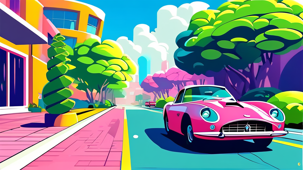 요일별 차량 운행 제한, 내 차는 언제? (cartoon 스타일)