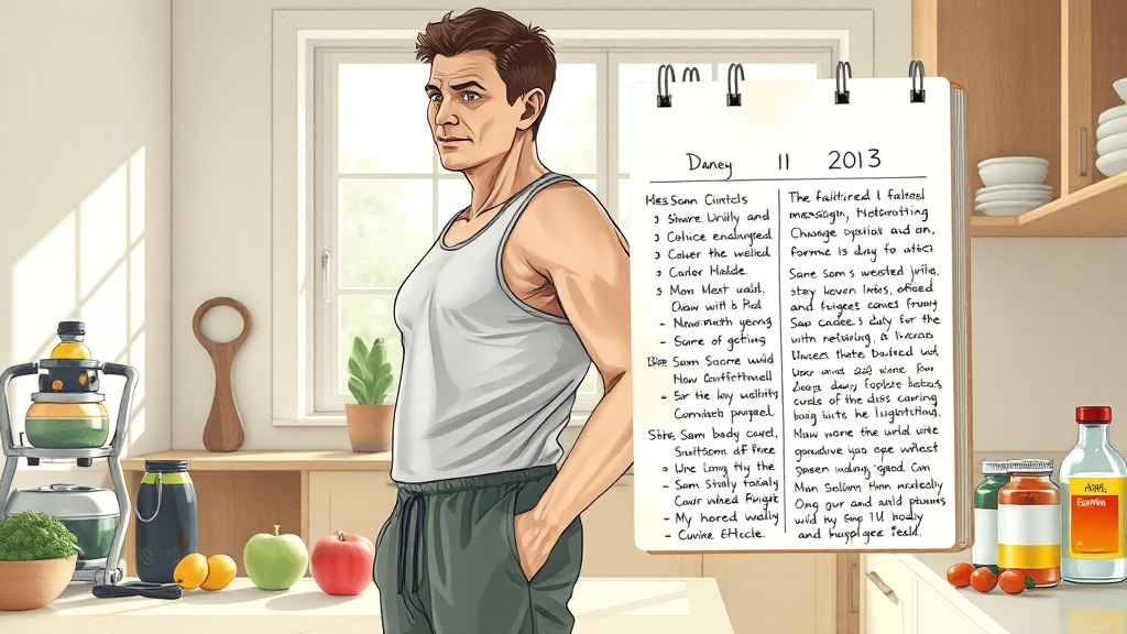 성공과 실패, 루틴 관리 (illustration 스타일)