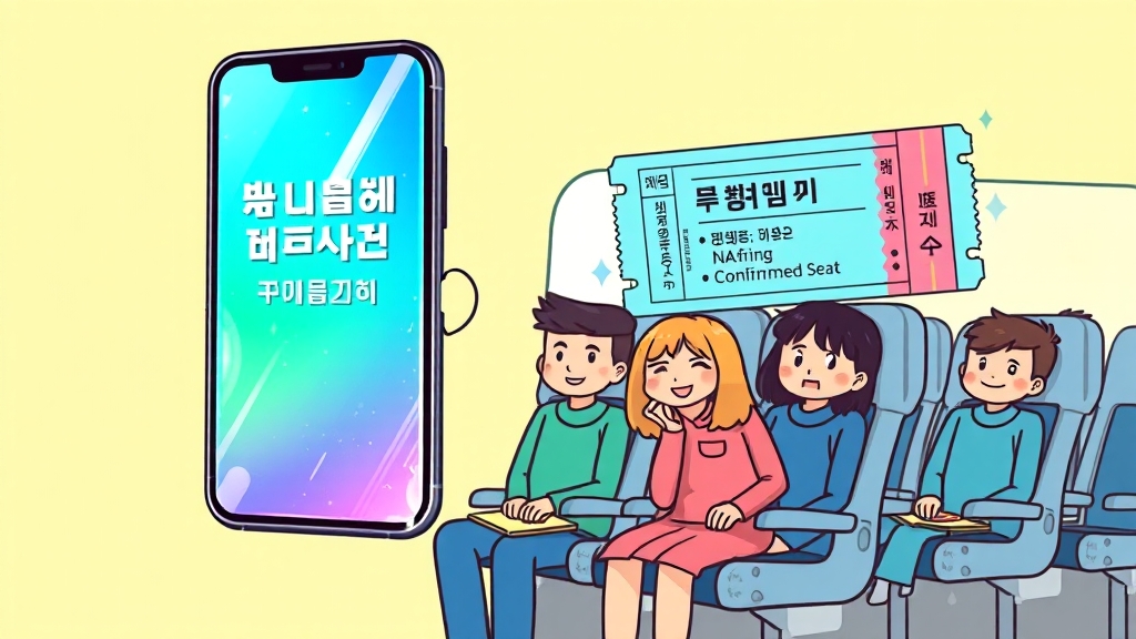 예매 성공 전략 (cartoon 스타일)