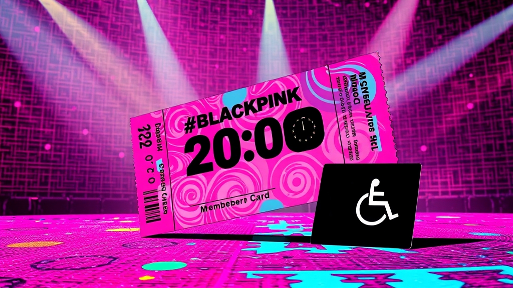 티켓 예매 일정 및 방법 (popart 스타일)