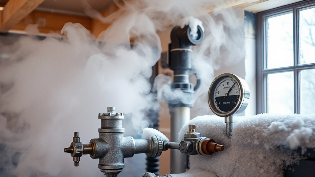 보일러 점검 및 관리 요령 (watercolor 스타일)