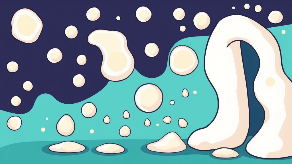 소변 거품의 다양한 원인 분석 (cartoon 스타일)