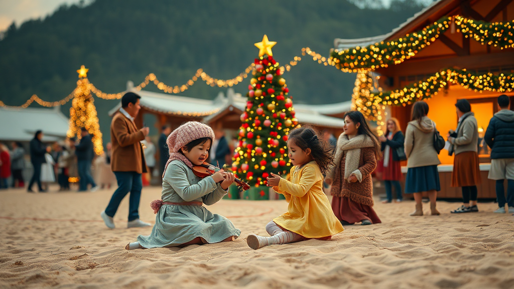 연천 크리스마스 특별 공연 (realistic 스타일)