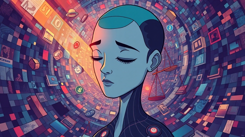 AI 권력 집중, 괜찮을까? (cartoon 스타일)