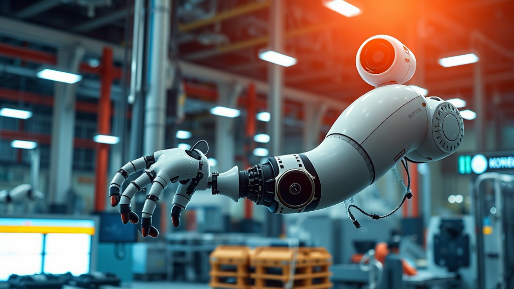 제조업 AI, 정부 지원 정책 (realistic 스타일)