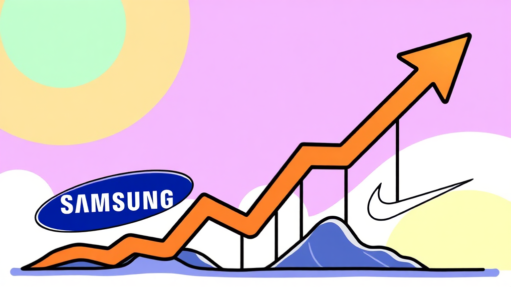 증권사 목표 주가 및 전망 (cartoon 스타일)