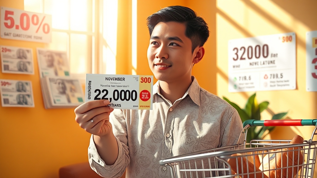 1차 및 2차 소비쿠폰 비교 (realistic 스타일)