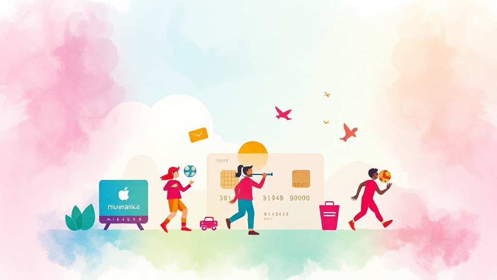 문화누리카드, 어디서 어떻게 사용할 수 있나요? (watercolor 스타일)