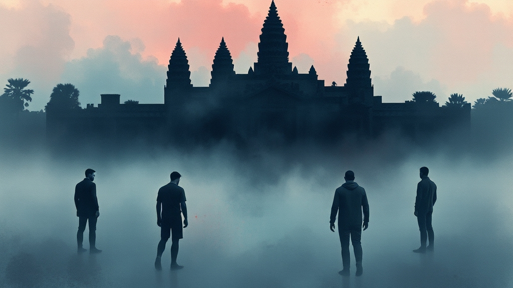 사망자 신원 및 범죄 연루 가능성 (watercolor 스타일)