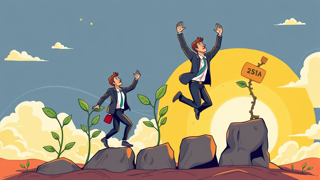 정책자금 활용 전략 (cartoon 스타일)