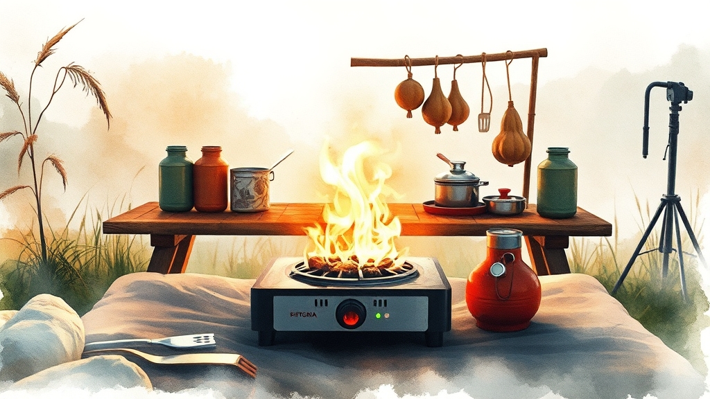 IGT 버너 활용 높이는 액세서리 (watercolor 스타일)