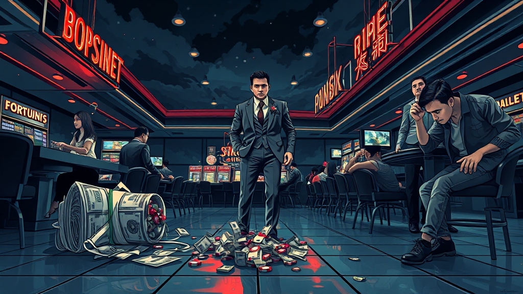 카지노 시즌1: 파란만장한 줄거리 요약 (illustration 스타일)