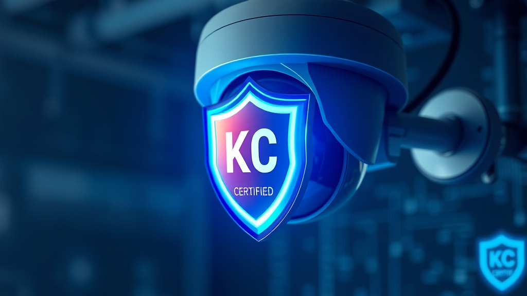 IP카메라 보안, 어떻게 강화해야 할까? (realistic 스타일)