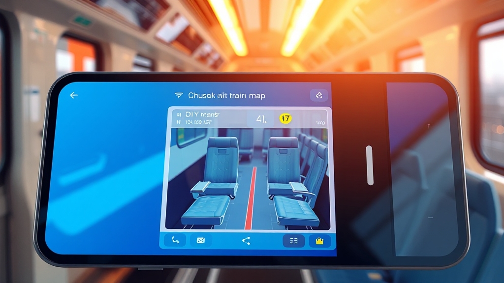 코레일톡 앱 활용 (realistic 스타일)