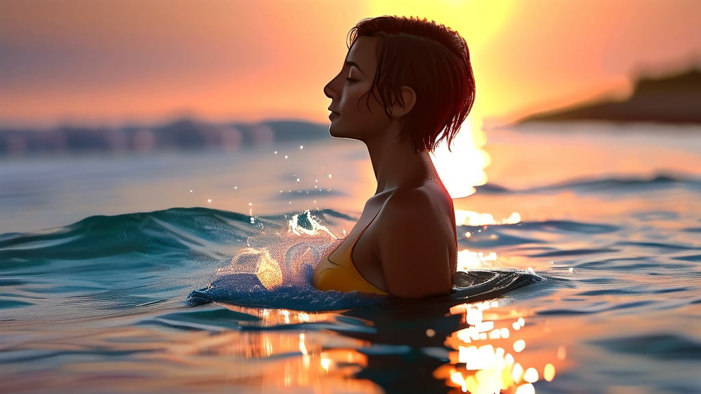 공황장애, 건강한 나를 되찾는 여정 (realistic 스타일)