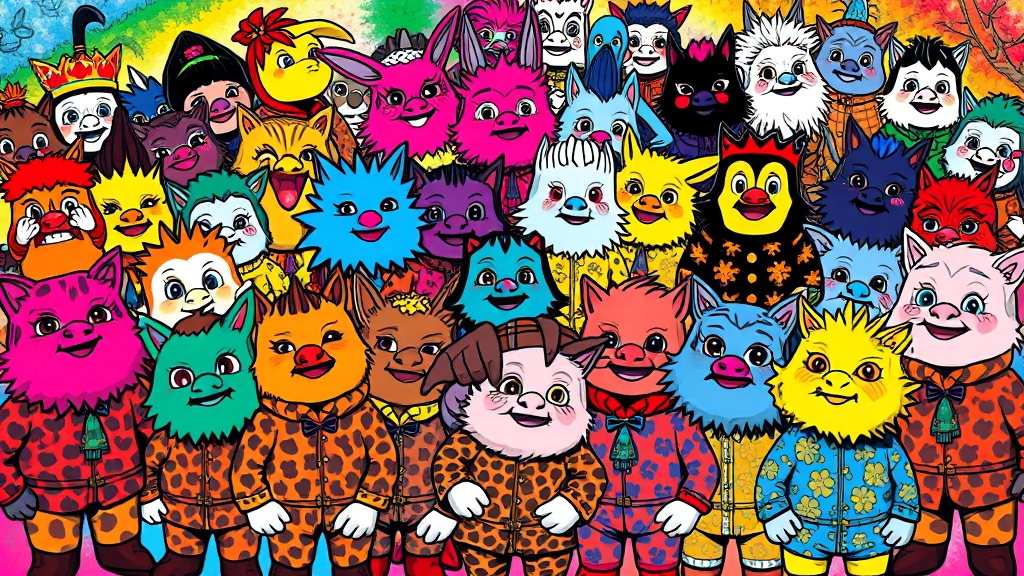 인기 티니핑, 누가 누가 있나? (popart 스타일)